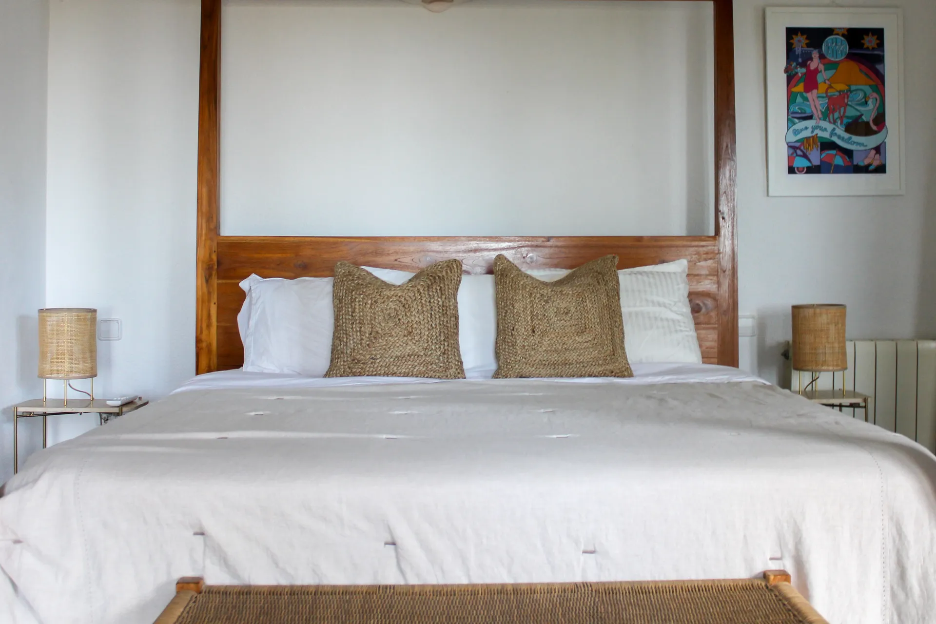 Uno de los seis dormitorios de Villa Oasis · Villa Oasis