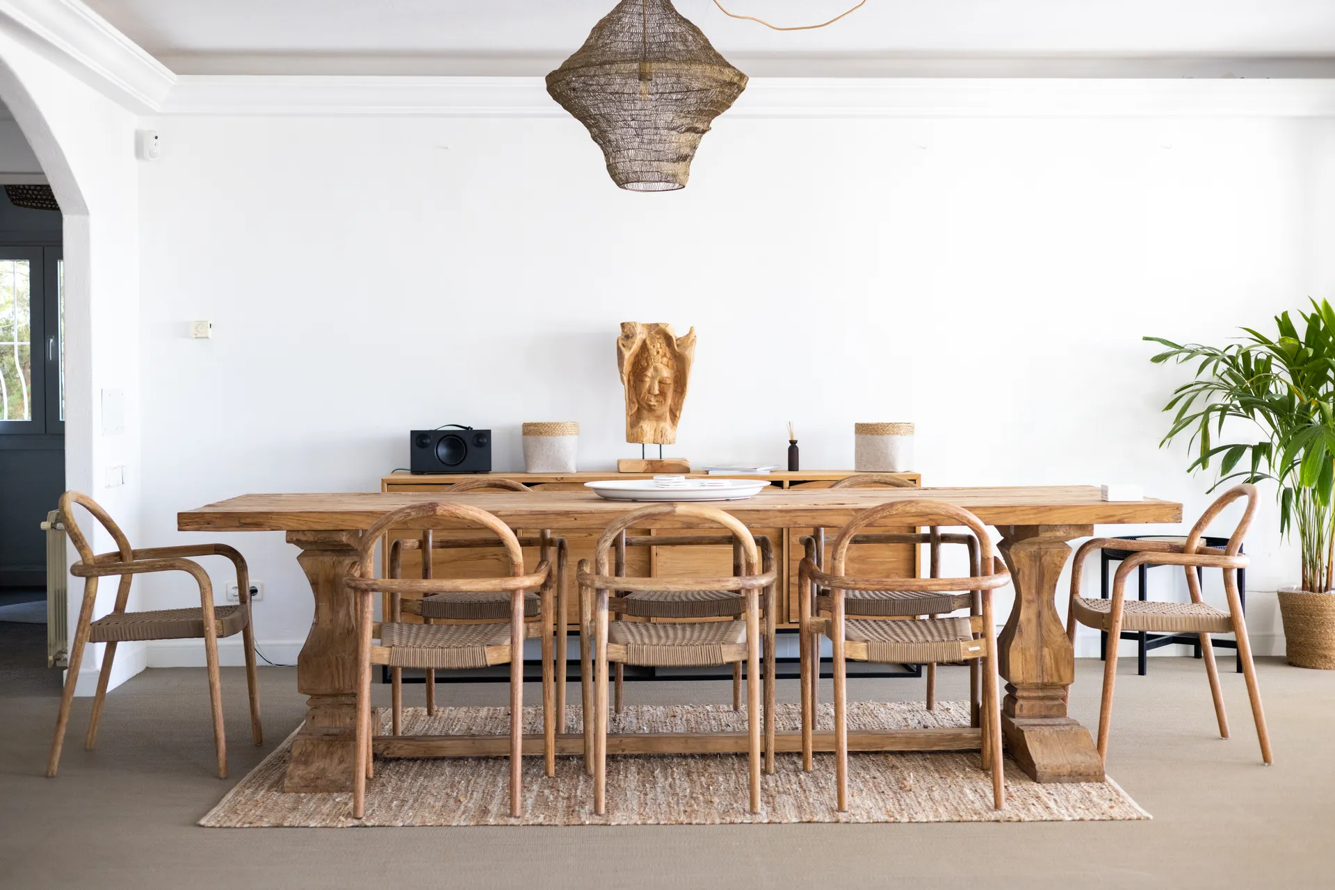El comedor interior · Villa Oasis